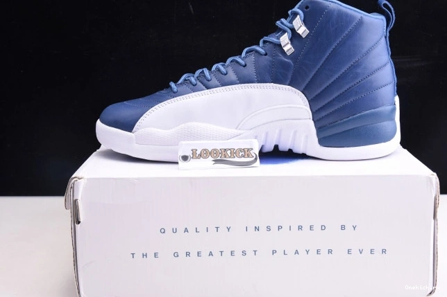 One Kick Air 12 Jordan Retro Blue Stone 130690-404 0716